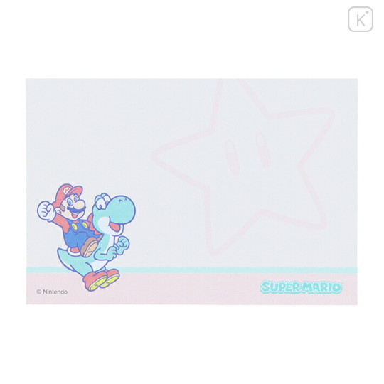 Japan Super Mario Brothers Memo Pad & Can Case - Yellow - 3