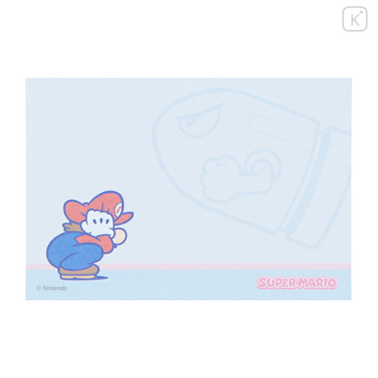 Japan Super Mario Brothers Memo Pad & Can Case - Grey - 3