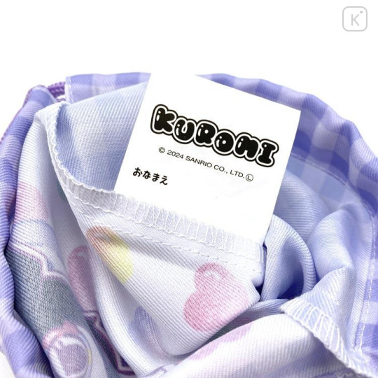 Japan Sanrio Drawstring Bag Set - Kuromi : Colorful Gummy - 4