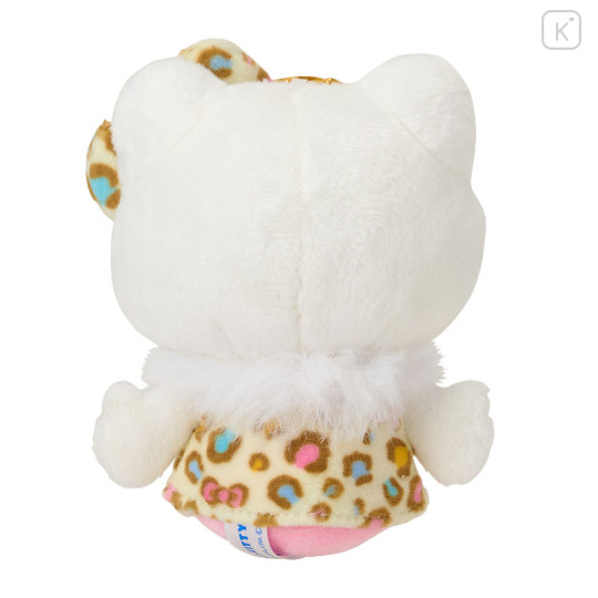 Japan Sanrio Mascot Holder - Hello Kitty : Leopard Collection White - 3