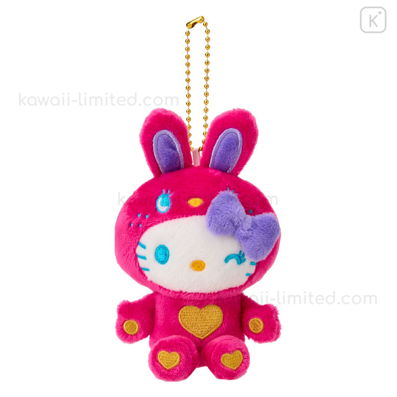 Japan Sanrio Mascot Holder - Hello Kitty : Colorful Bunny