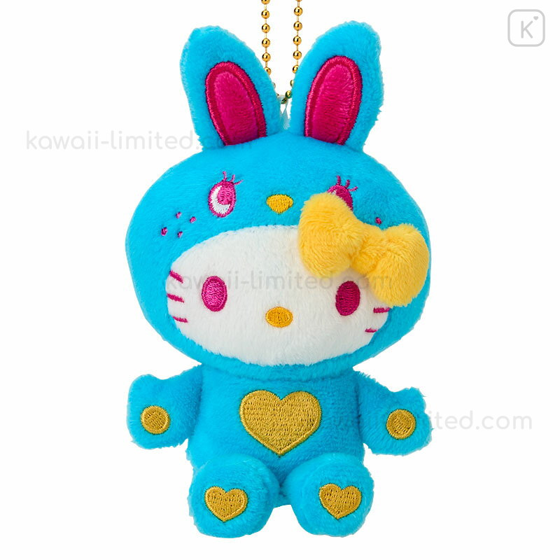Japan Sanrio Mascot Holder - Hello Kitty : Colorful Bunny