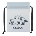 Japan San-X Mini Drawstring Pouch - Tarepanda : Light Grey - 1