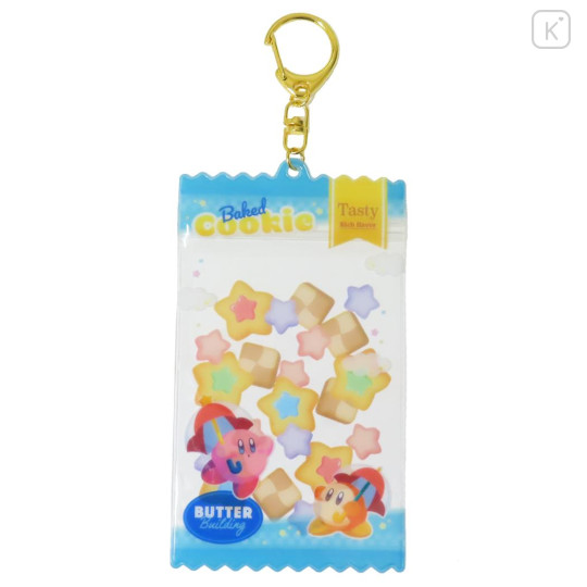 Japan Kirby Clear Mini Pouch - Kirby & Waddle Dee : Butter Cookie - 1