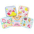 Japan Kirby Petit Towel Handkerchief Set - Kirby & Waddle Dee : Colorful - 1