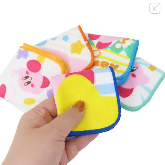 Japan Kirby Petit Towel Handkerchief Set - Kirby & Waddle Dee : Colorful - 3