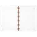 Japan Peanuts B6 Ring Notebook - Snoopy & Woodstock : Life with Snoopy and Friends Yellow - 3