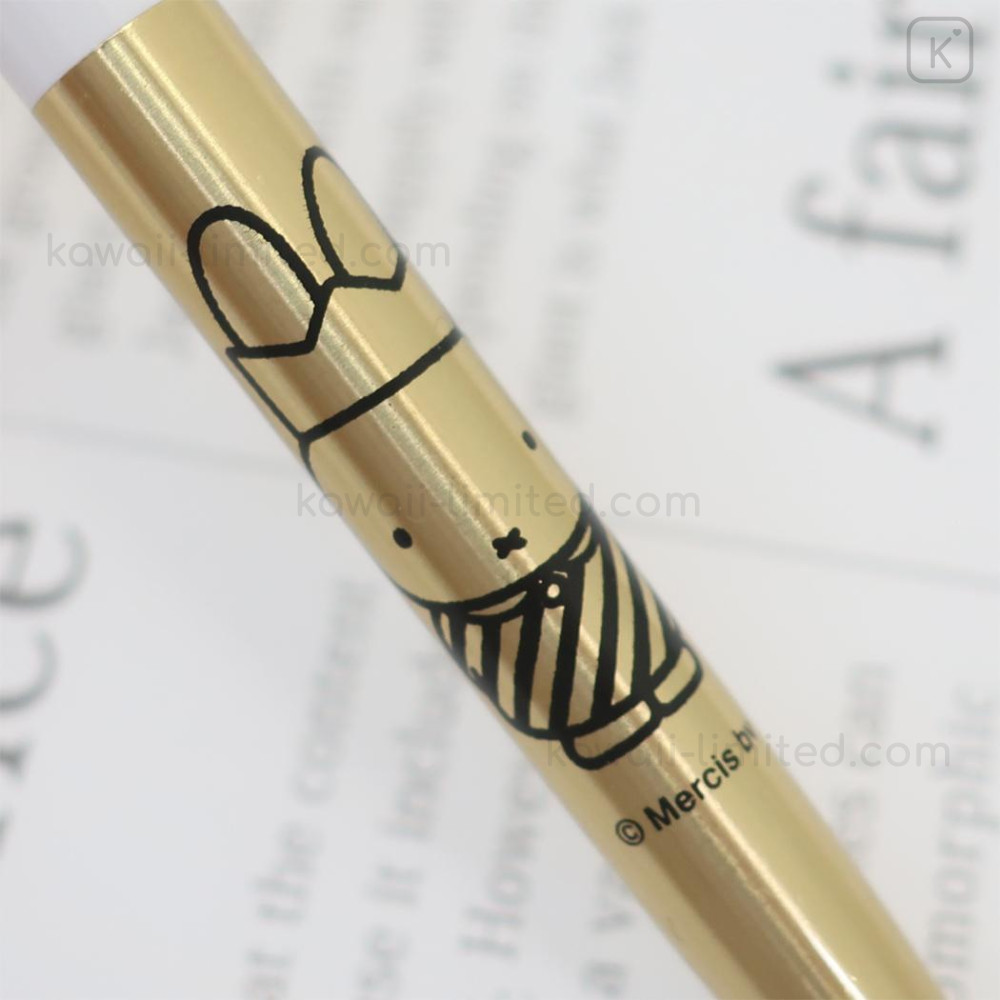 Japan Miffy Brass Clip Ball Pen - Miffy 70th Anniversary