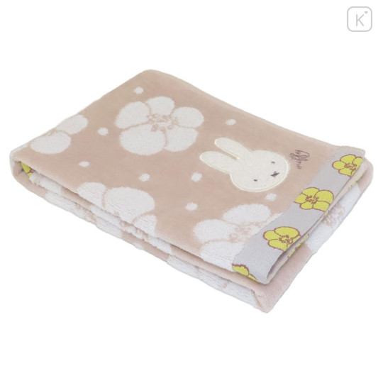 Japan Miffy Jacquard Face Towel - Miffy : Flower Hibiscus - 3