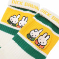 Japan Miffy Crew Socks - Miffy : Colorful Beige Yellow Green - 2