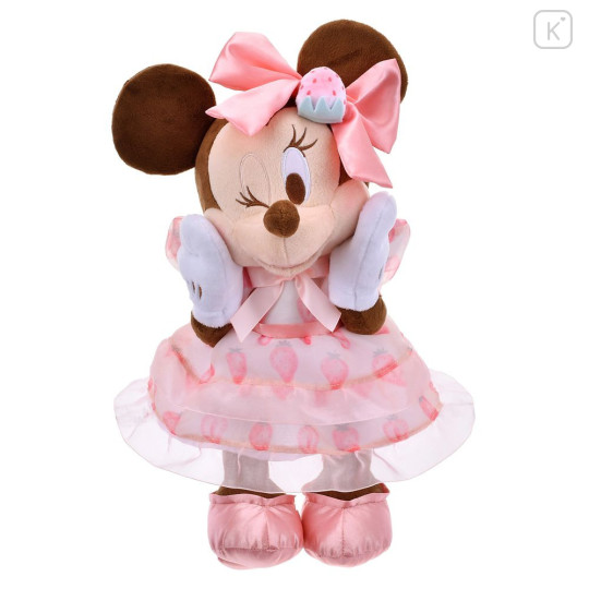 Japan Disney Store Plush Toy - Minnie Mouse : Strawberry Collection with Strawberry Scent - 2
