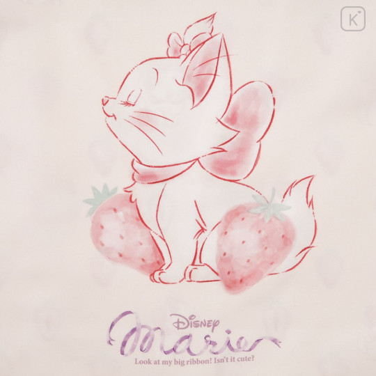 Japan Disney Store Eco Shopping Bag - Marie : Strawberry Collcetion - 6