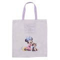 Japan Disney Store Eco Shopping Bag - Minnie Mouse : Figaro Cat Watercolor Purple - 2