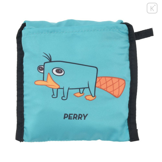 Japan Disney Store Eco Shopping Bag - Perry the Platypus : Turquoise - 4