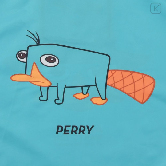 Japan Disney Store Eco Shopping Bag - Perry the Platypus : Turquoise - 6