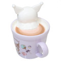 Japan Sanrio Mascot Mug - Kuromi : Cafe Latte Art - 2