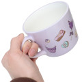 Japan Sanrio Mascot Mug - Kuromi : Cafe Latte Art - 3