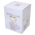 Japan Sanrio Mascot Mug - Kuromi : Cafe Latte Art - 4