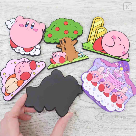 Japan Kirby Rubber Magnet - Kirby & Waddle Dee : Nap - 2