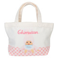 Japan Monchhichi Mini Tote Bag - Chimutan Gingham Pink - 1
