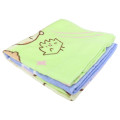 Japan San-X Blanket - Sumikko Gurashi : Mysterious Friends Green Purple - 3