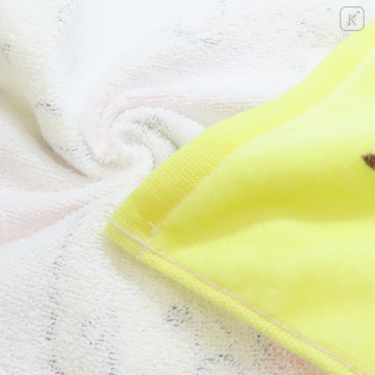 Japan San-X Face Towel - Ishiyowa-chan : Light Pink Omelet - 2
