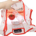 Japan Monchhichi Eco Shopping Bag - Orange Ghingam - 3