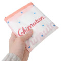 Japan Monchhichi Eco Shopping Bag - Chimutan Gingham Pink - 4