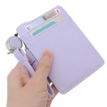 Japan Sanrio Pass Case Card Holder & Reel - Kuromi : Star - 2