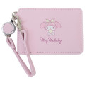 Japan Sanrio Pass Case Card Holder & Reel - My Melody : Star - 1