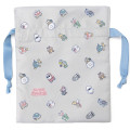 Japan Super Mario Brothers Drawstring Pouch - Enemy Grey - 1