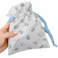 Japan Super Mario Brothers Drawstring Pouch - Enemy Grey - 2
