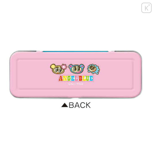 Japan Angel Blue Tin Pencil Case - Rainbow - 2