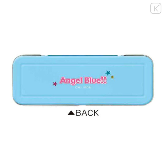 Japan Angel Blue Tin Pencil Case - Rainbow Hi - 2