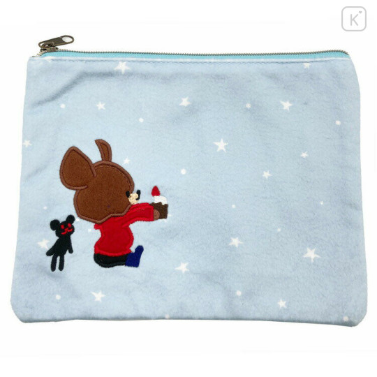 Japan The Bear's School Flat Pouch - Winter Cake Light Blue - 1
