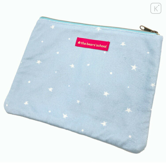 Japan The Bear's School Flat Pouch - Winter Cake Light Blue - 2