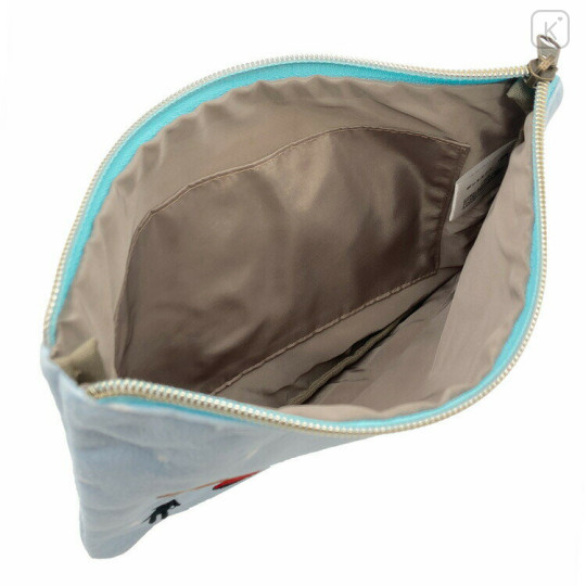 Japan The Bear's School Flat Pouch - Winter Cake Light Blue - 3