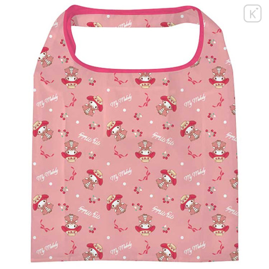Japan Sanrio Eco Shopping Bag With Pocket - My Melody : Lolita Lady - 1