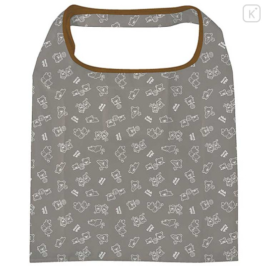 Japan San-X Eco Shopping Bag With Pocket - Rilakkuma : Basic Rilakkuma Favorite Things - 1