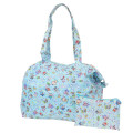 Japan Crayon Shin-chan Travel Folding Boston Bag - Friends Blue - 1