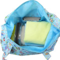 Japan Crayon Shin-chan Travel Folding Boston Bag - Friends Blue - 3