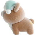 Japan San-X Petit Collection Mascot - Chairoikoguma : Good Night Flocked - 3