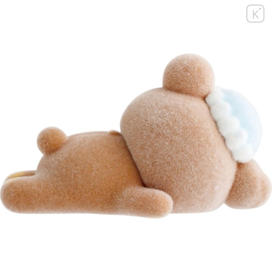 Japan San-X Petit Collection Mascot - Rilakkuma : Good Night Flocked - 3