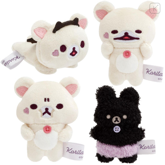 Japan San-X Tenori Plush (SS) 4pcs Set - Rilakkuma : Korilakkuma's Little Devil Feeling - 1