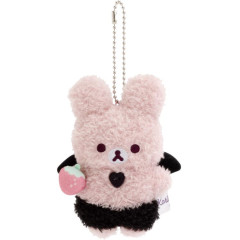 Japan San-X Hanging Plush - Korilakkuma : Korilakkuma's Little Devil Feeling Little Devil Bunny Pink