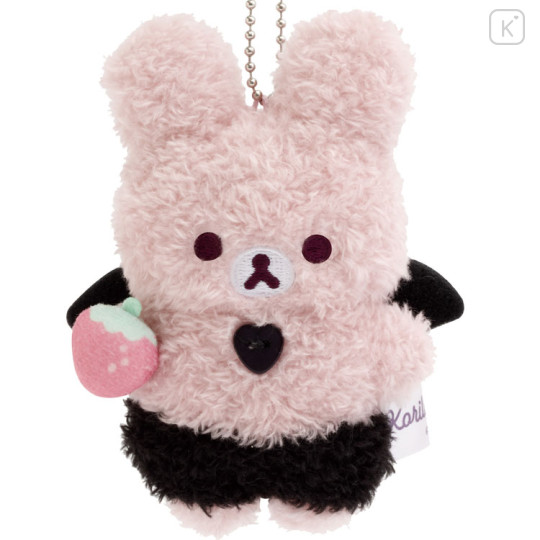 Japan San-X Hanging Plush - Korilakkuma : Korilakkuma's Little Devil Feeling Little Devil Bunny Pink - 2