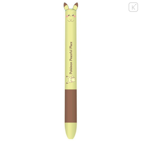 Japan Pokemon Two Color Mimi Pen - Pikachu : Pokepeace - 1