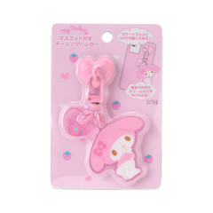 Japan Sanrio Original Keyring Hanger with Mascot Phone Charm - My Melody