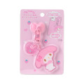 Japan Sanrio Original Keyring Hanger with Mascot Phone Charm - My Melody - 1