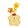 Japan Sanrio Original Keyring Hanger with Mascot Phone Charm - Pompompurin - 2
